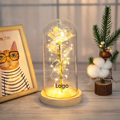 Colorful Artificial Flower Rose Gift Led String Light