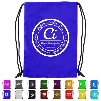 210D Polyester Drawstring Backpack