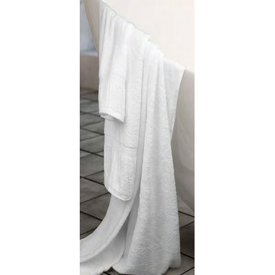 Oxford Signature Premium Cotton White Bath Towel (30''x56'')