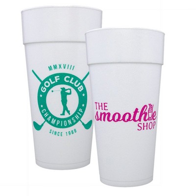 Custom 24 Oz. Foam Cups