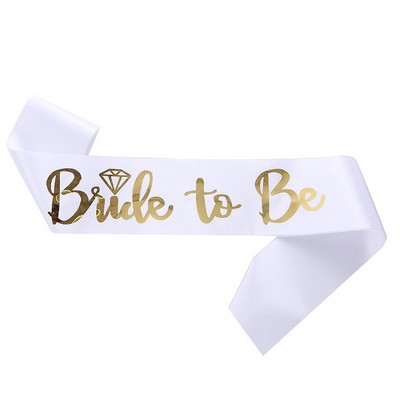 Bride To Be Sash