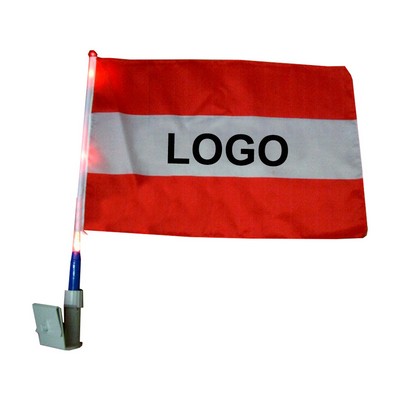 LED Polyester Pride Car Flag