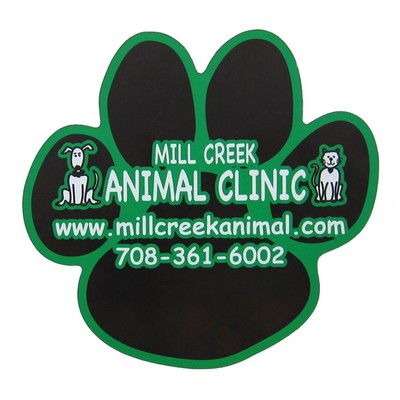 5" Paw Shaped Magnet