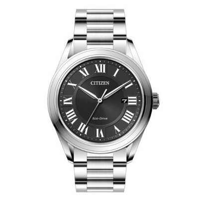 Citizen® Men's Arezzo Eco-Drive® Stainless Steel Bracelet Watch