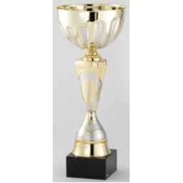 15" Assembled Silver/Gold Cup Trophy