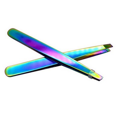 Rainbow Precision Slant Tip Tweezers