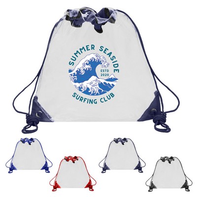 Clear Drawstring Backpack