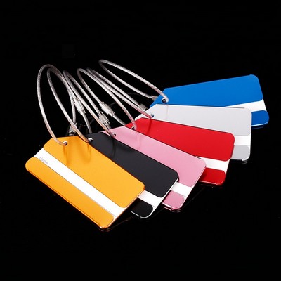 Aluminum Metal Travel ID Bag Tag