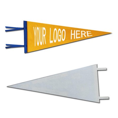 Full Color Triangle Shaped Felt Banner