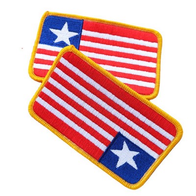 Woven American Flag Patch (1")