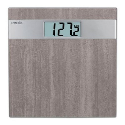 Homedics Gray Stone Digital Bathroom Scale