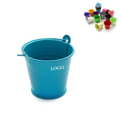 Mini Metal Buckets for Crafts