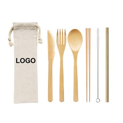 Bamboo Eco-Friendly Cutlery Set