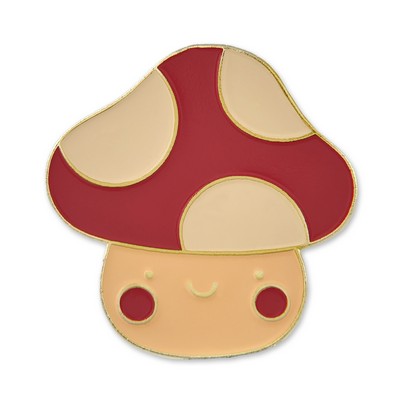 Cute Smile Mushroom Pin