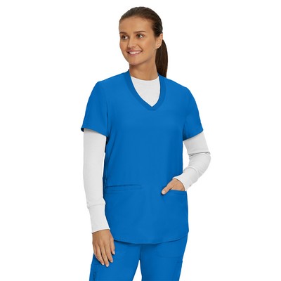 Landau® Forward Women's Long-Sleeve Scrub Shirt