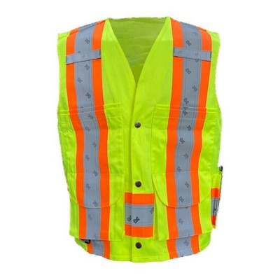 Lime Green Poly/Cotton Supervisor Safety