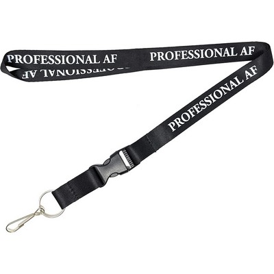 1 Nylon Lanyard with Buckle Release