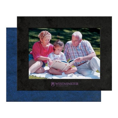 4" X 6" Leatherette Photo Frame with Custom Imprint