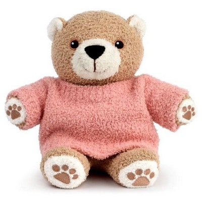 Animal - Teddy Kashbear with Sweater - Kash-lounge™ - Dark Pink - 13 inch