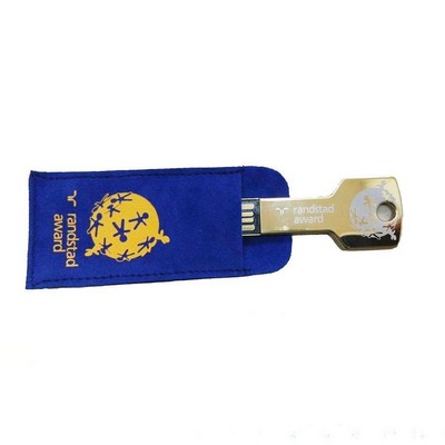 Key Shape USB Pen Drive with Pouch