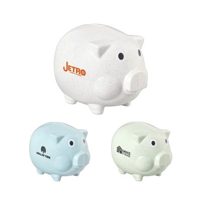 Classic Wheat Piggy Bank