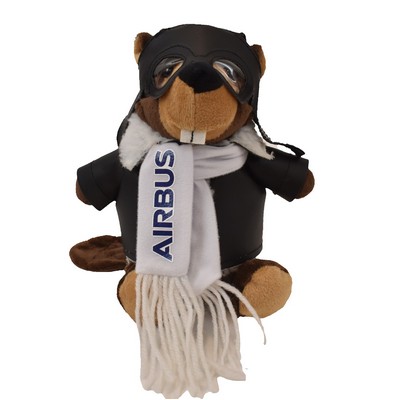 6" Mini Me Bizzie Beaver w/Pilot's Outfit