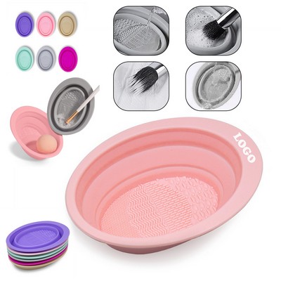 Silicone Makeup Brush Cleaning Bowl