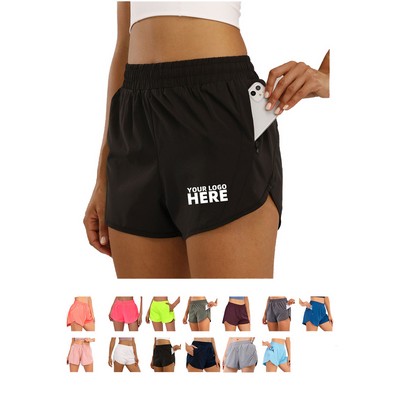 Women's Athletic Running High Waisted Short