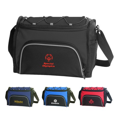 Polyester 6 Pack Cooler Lunch Bag