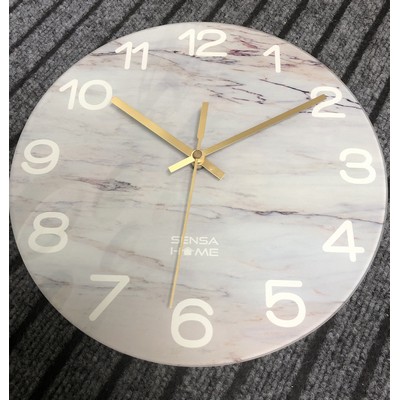 Marble Patterned Wall Clock