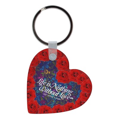 Sublimated Mdf HeartKey Chain, Award Trophy, x