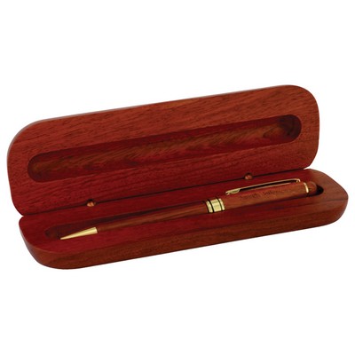 Rosewood Pen Set- Single Cavity,