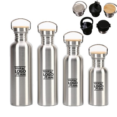 17 Oz. Stainless Steel Sports Water Bottle