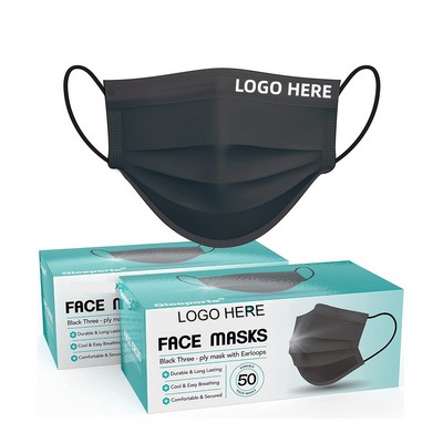 Black Disposable Mask