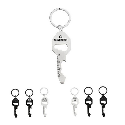 4 in 1 Multi-tool Key Chain Bottle Opener