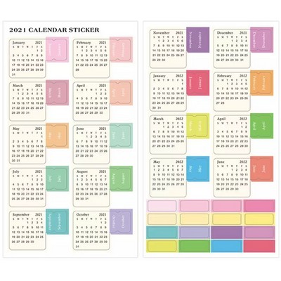 2024 Sticker Calendar