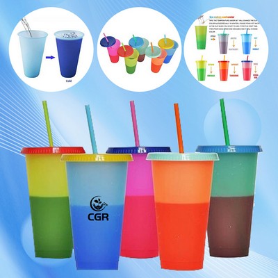 24oz Tumbler Transforming Hues with Sealed Sip