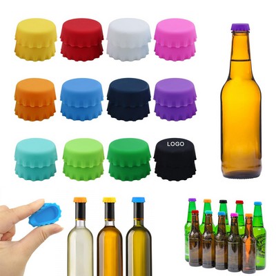 Silicone Bottle Lids with Custom Logo