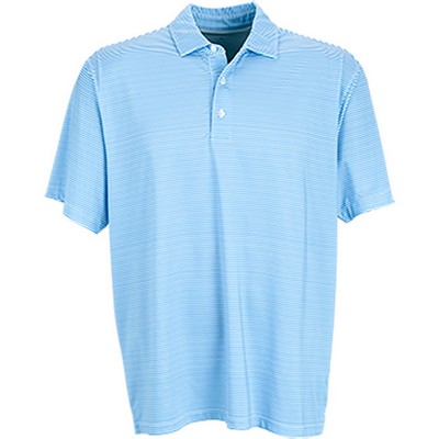 Vansport Men's Pro Tonal Micro- Stripe Polo