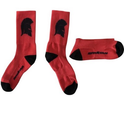 Sublimated Athletic Crew Socks