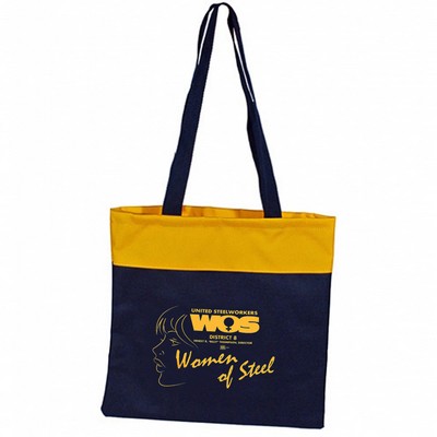 6313 - Two-Tone Tote Bag