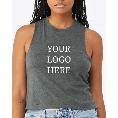 BELLA + CANVAS® Women's Racerback Crop Tank