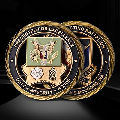 Cut Out Challenge Coins