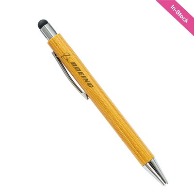 Bamboo Stylus Pen /Ball Pen