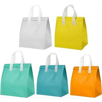 Non-woven Insulated Takeaway Bags with Aluminum Foil In Stock