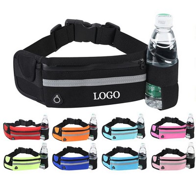 Running Belt With Water Bottle Holder