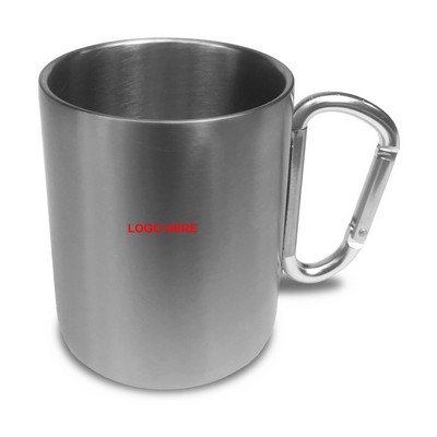 Outdoor Stainless Steel Carabiner Mug