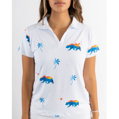 Women's Golf Polo - Cali Bear