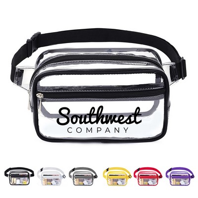 Clear 2-Pocket Fanny Pack