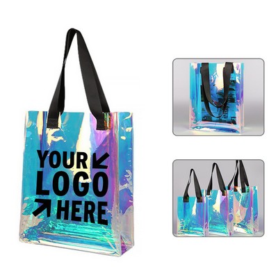 Clear PVC Laser Tote Bag